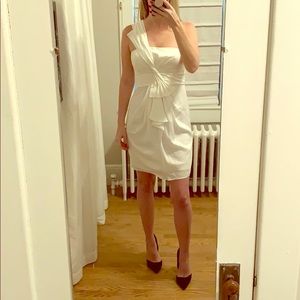 BCBG Maxazria white cocktail dress